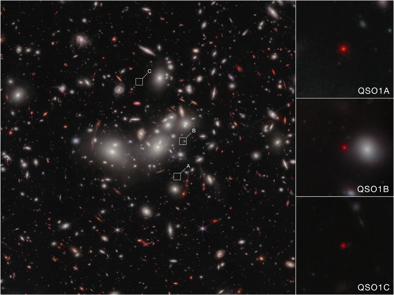 Immagine Buco nero QSO1